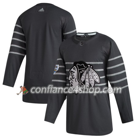 Adidas Maillot de Hockey Chicago Blackhawks Blank Gris 2020 NHL All-Star Authentic - Homme